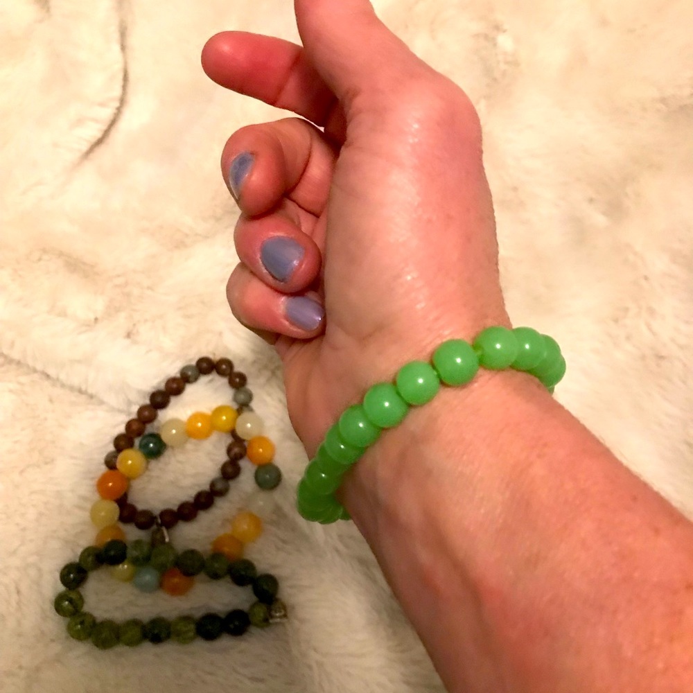 Green Jade bracelet from Myanmar